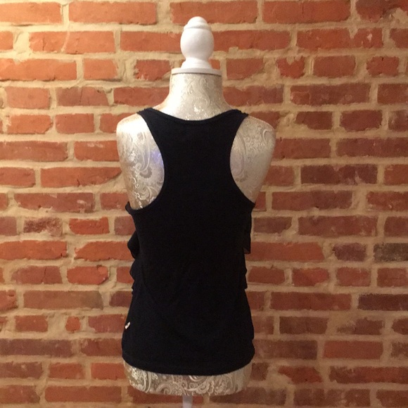 Hollister racer back cami w/ sheer ruffle/bow. - Picture 4 of 6